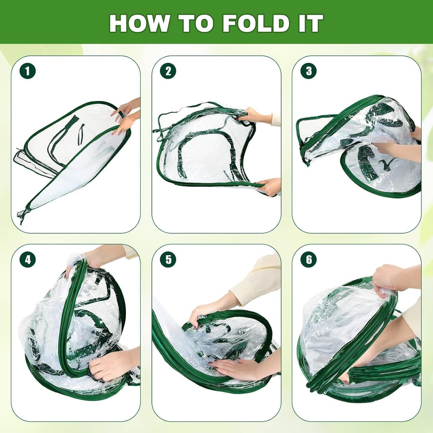 2 - Pack Pop - Up Greenhouse: Portable Plant Protection for Indoor & Outdoor Gardens - Nourishment Tapestry
