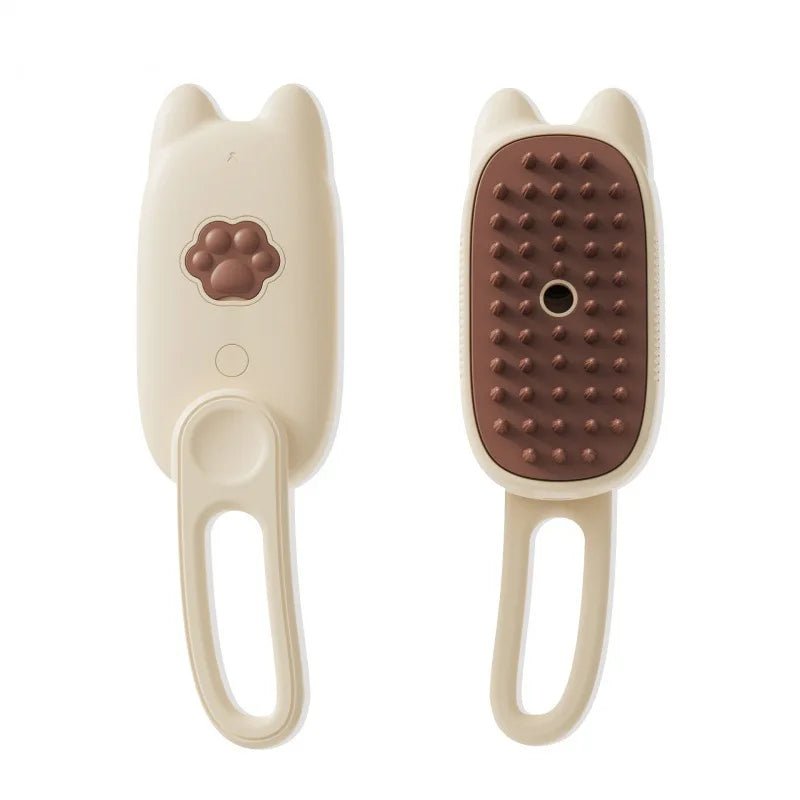 3 - in - 1 Electric Pet Grooming Brush: Steam Clean, Massage & Remove Hair for Dogs & Cats - Nourishment Tapestry