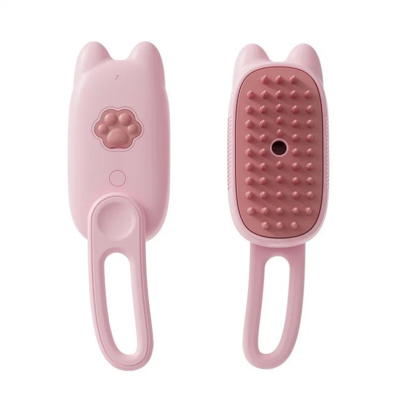3 - in - 1 Electric Pet Grooming Brush: Steam Clean, Massage & Remove Hair for Dogs & Cats - Nourishment Tapestry