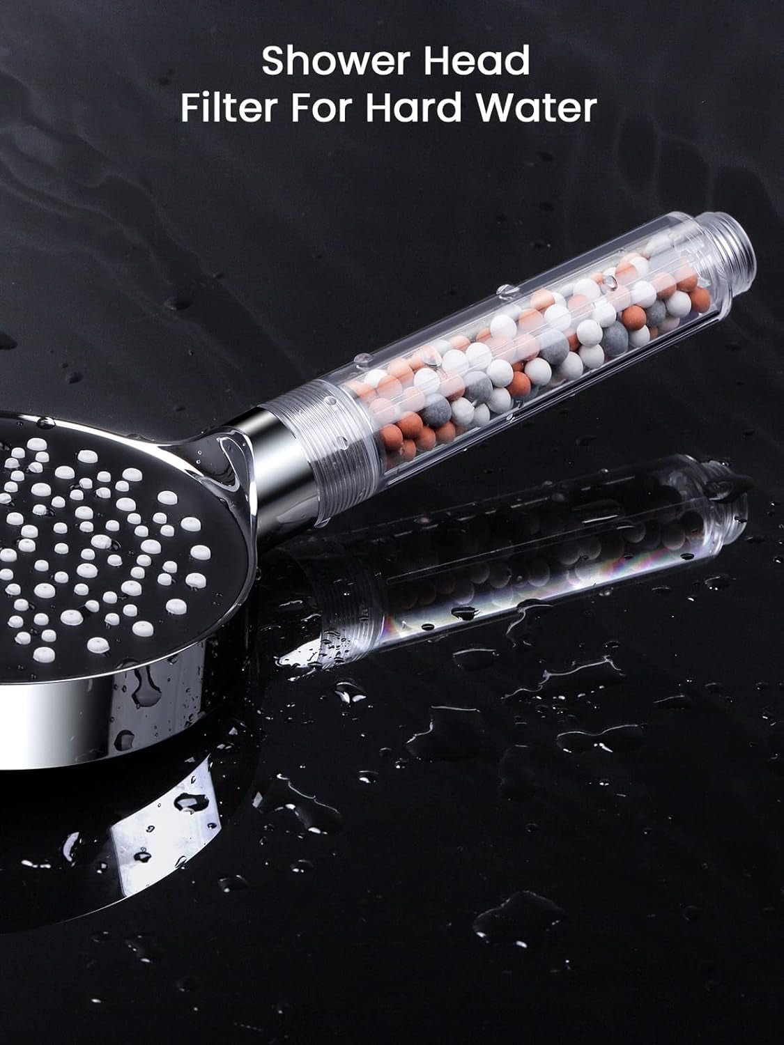 4 - Pack Shower Head Filter for Hard Water - Eliminate Chlorine, Fluoride, and Impurities! - Nourishment Tapestry