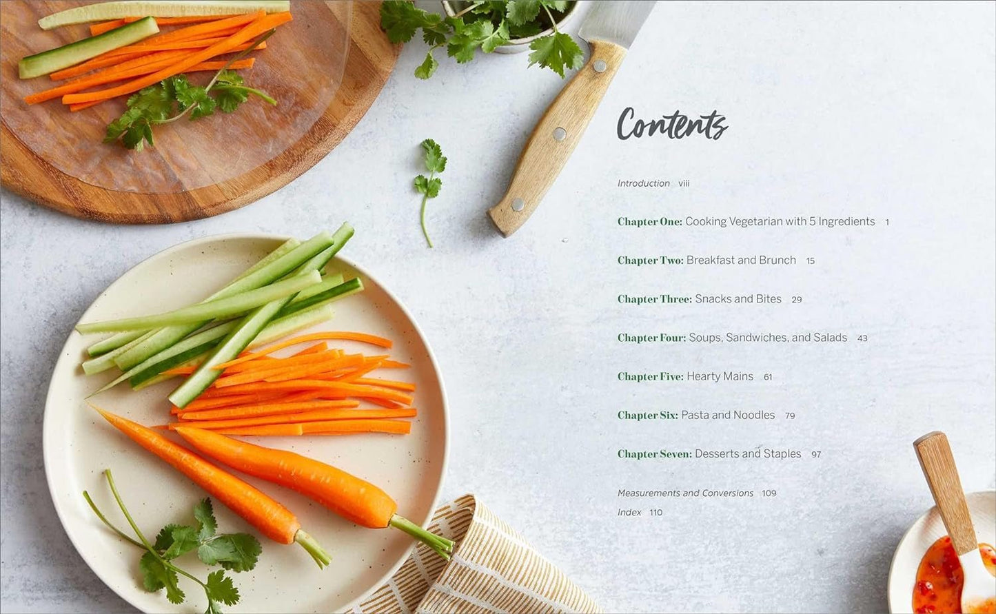 5 - Ingredient Vegetarian Cookbook: 75 Easy Recipes for Busy Cooks - Nourishment Tapestry