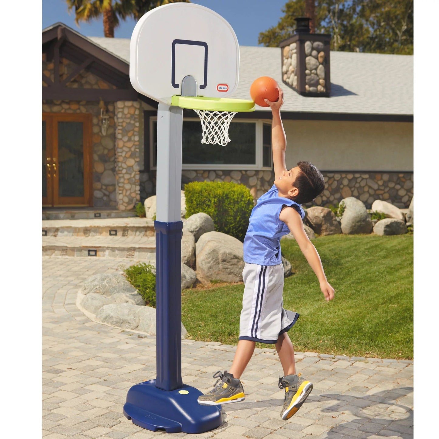 Adjust 'N Jam Pro Basketball Set: Ultimate Hoop for Home Court Action - Nourishment Tapestry