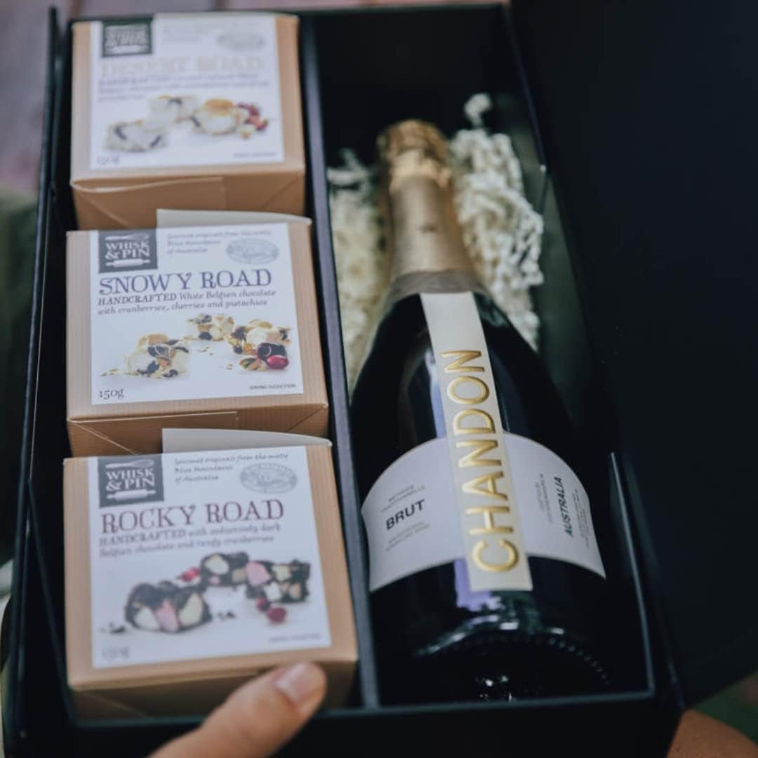 Chandon Sparkling & Chocolate Gift Hamper: Ideal for Women, Social Events, Housewarming & More - Nourishment Tapestry
