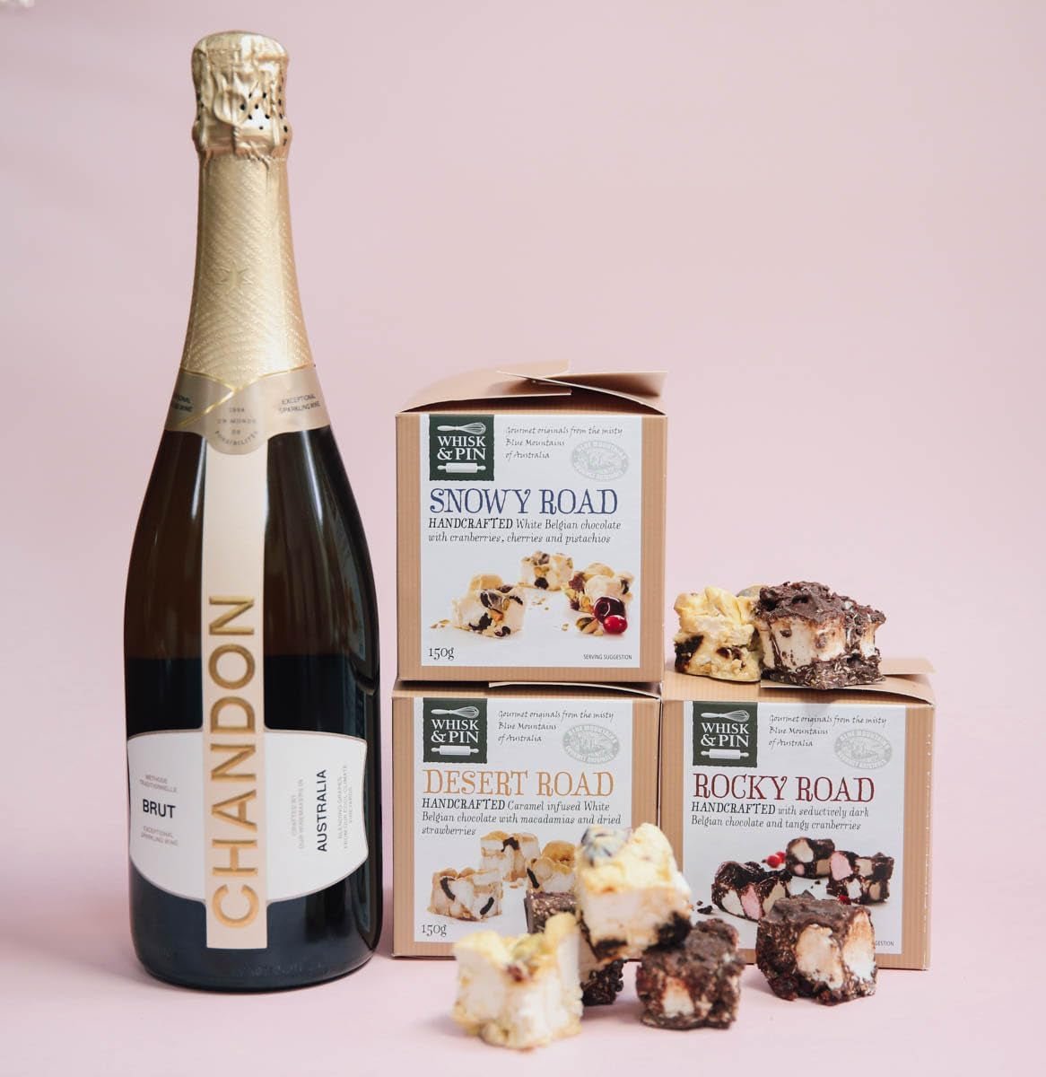 Chandon Sparkling & Chocolate Gift Hamper: Ideal for Women, Social Events, Housewarming & More - Nourishment Tapestry