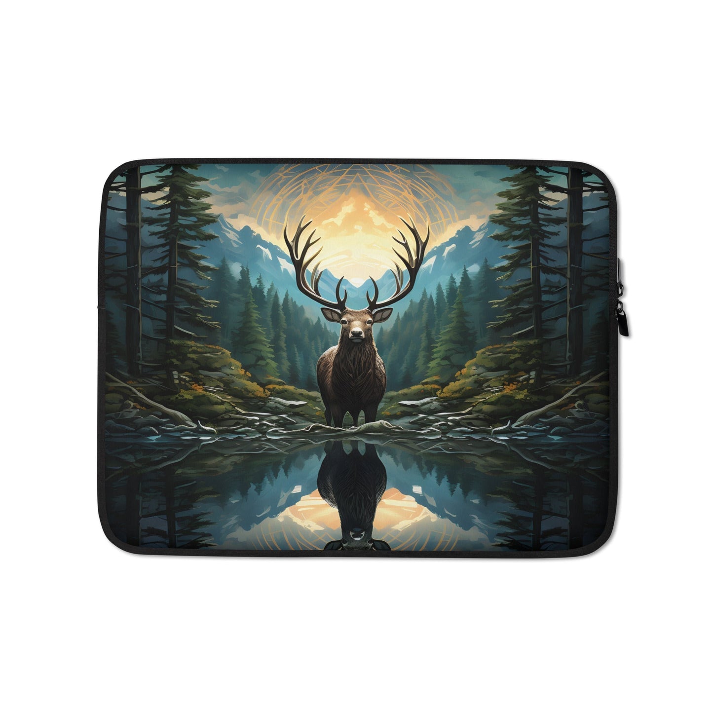 Deer Laptop Sleeve 3: Premium 13 - 15" MacBook & PC Protection - Sleek, Stylish & Durable Laptop Sleeve - Nourishment Tapestry