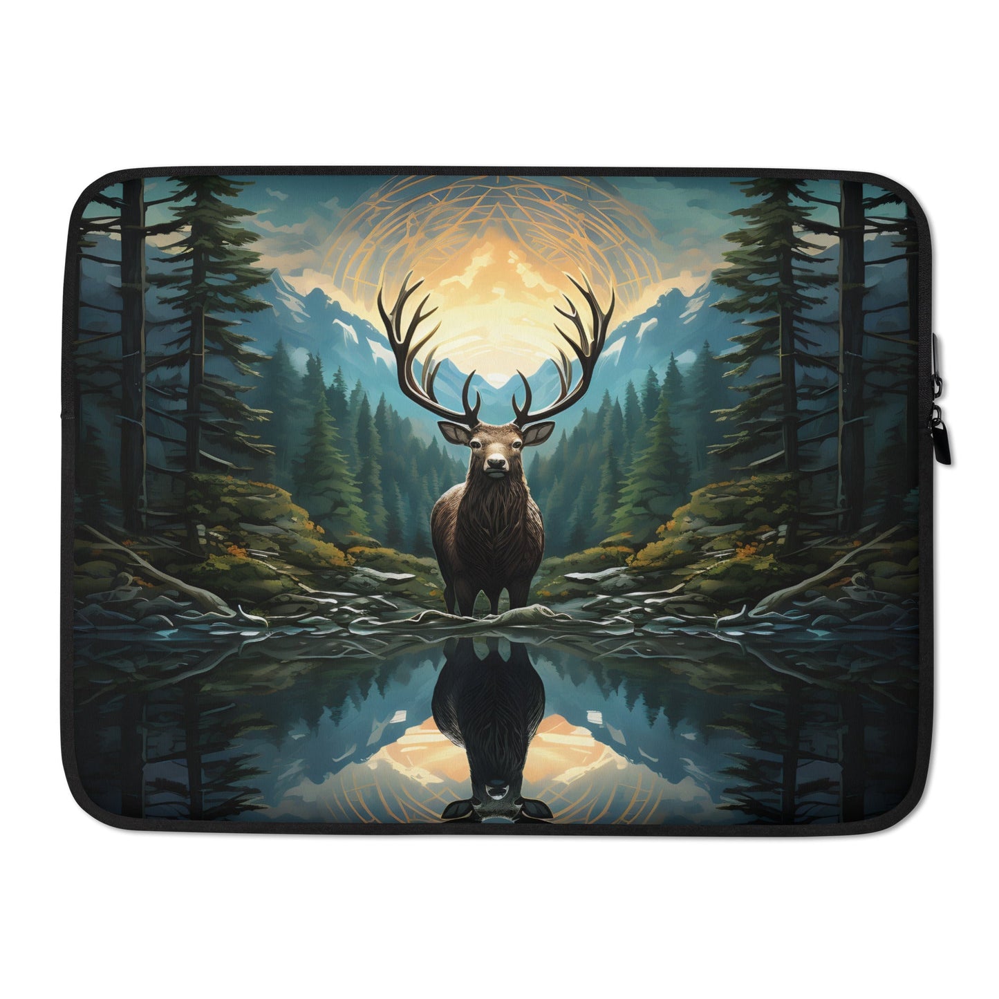 Deer Laptop Sleeve 3: Premium 13 - 15" MacBook & PC Protection - Sleek, Stylish & Durable Laptop Sleeve - Nourishment Tapestry