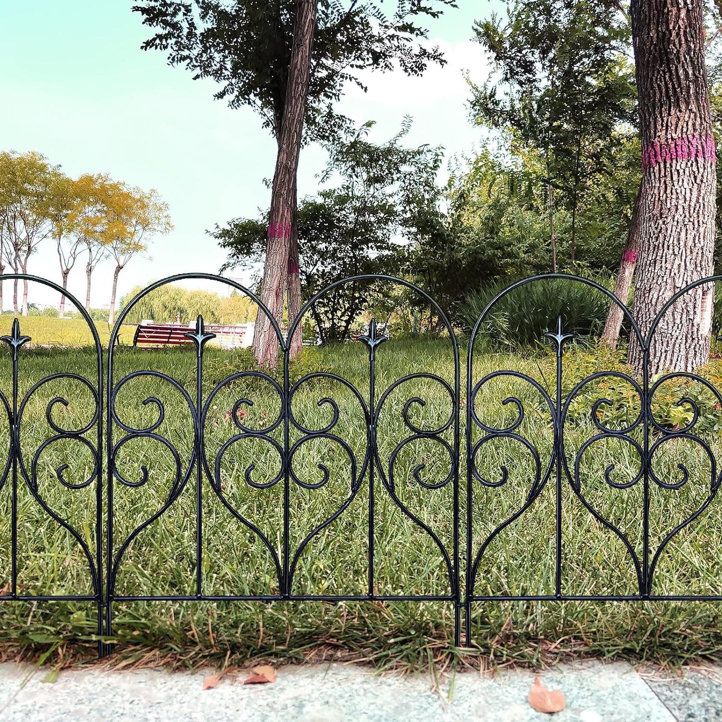 Elegant 3M Rustproof Garden Fence: Beautify Your Yard, Patio & Flower Beds - Nourishment Tapestry
