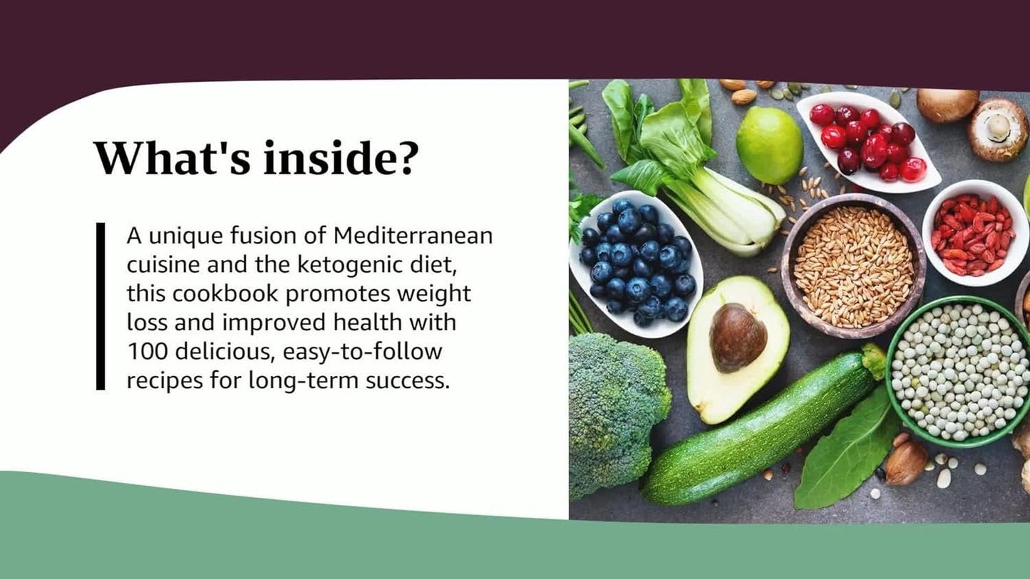 Essential Ketogenic Mediterranean Diet Cookbook: 100 Low - Carb Recipes for Weight Loss - Nourishment Tapestry