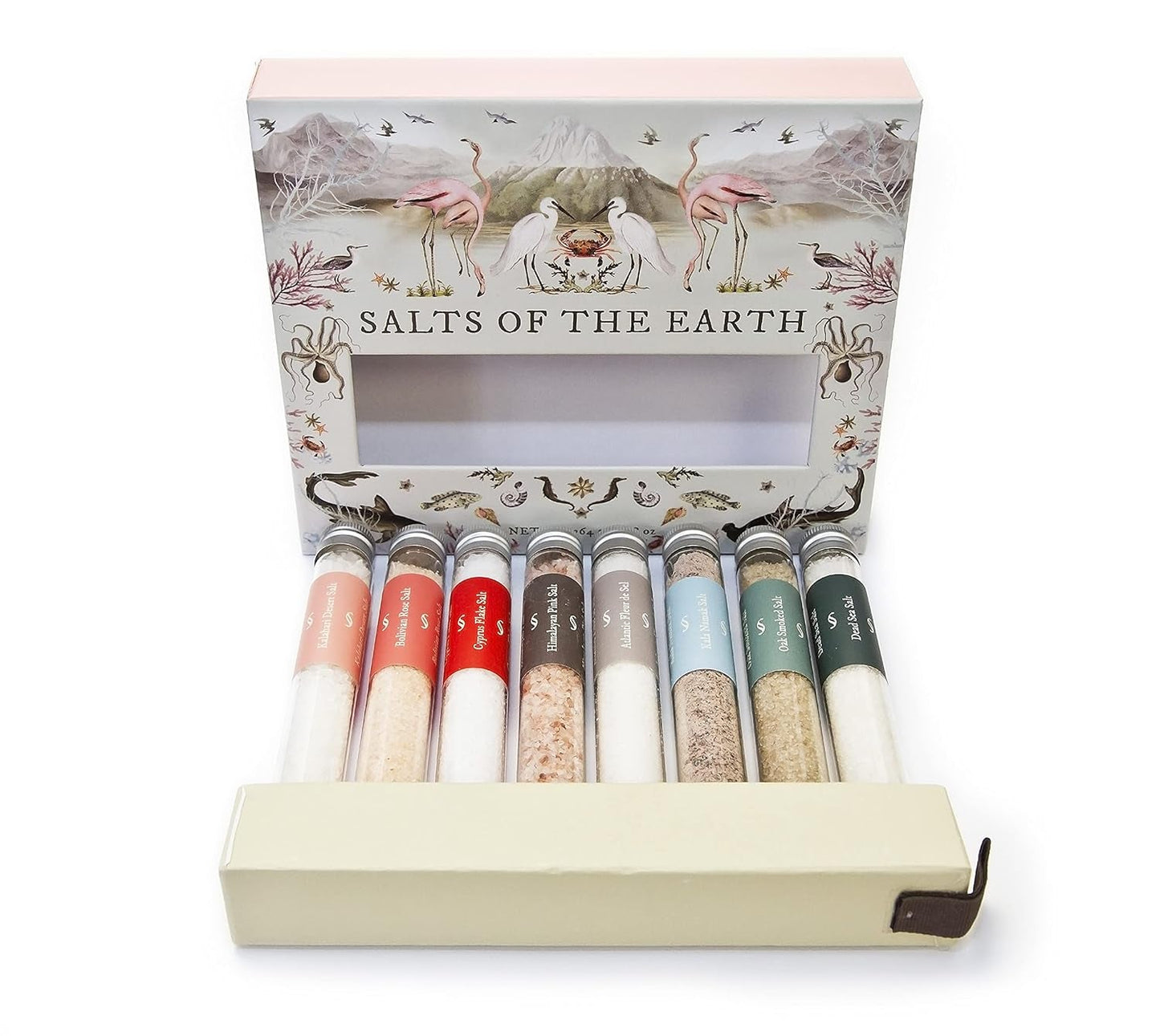 "Exotic Salt Collection: 8 - Pack Gift Set from Around the Globe - Enhance Your Culinary Creations!" - Nourishment Tapestry