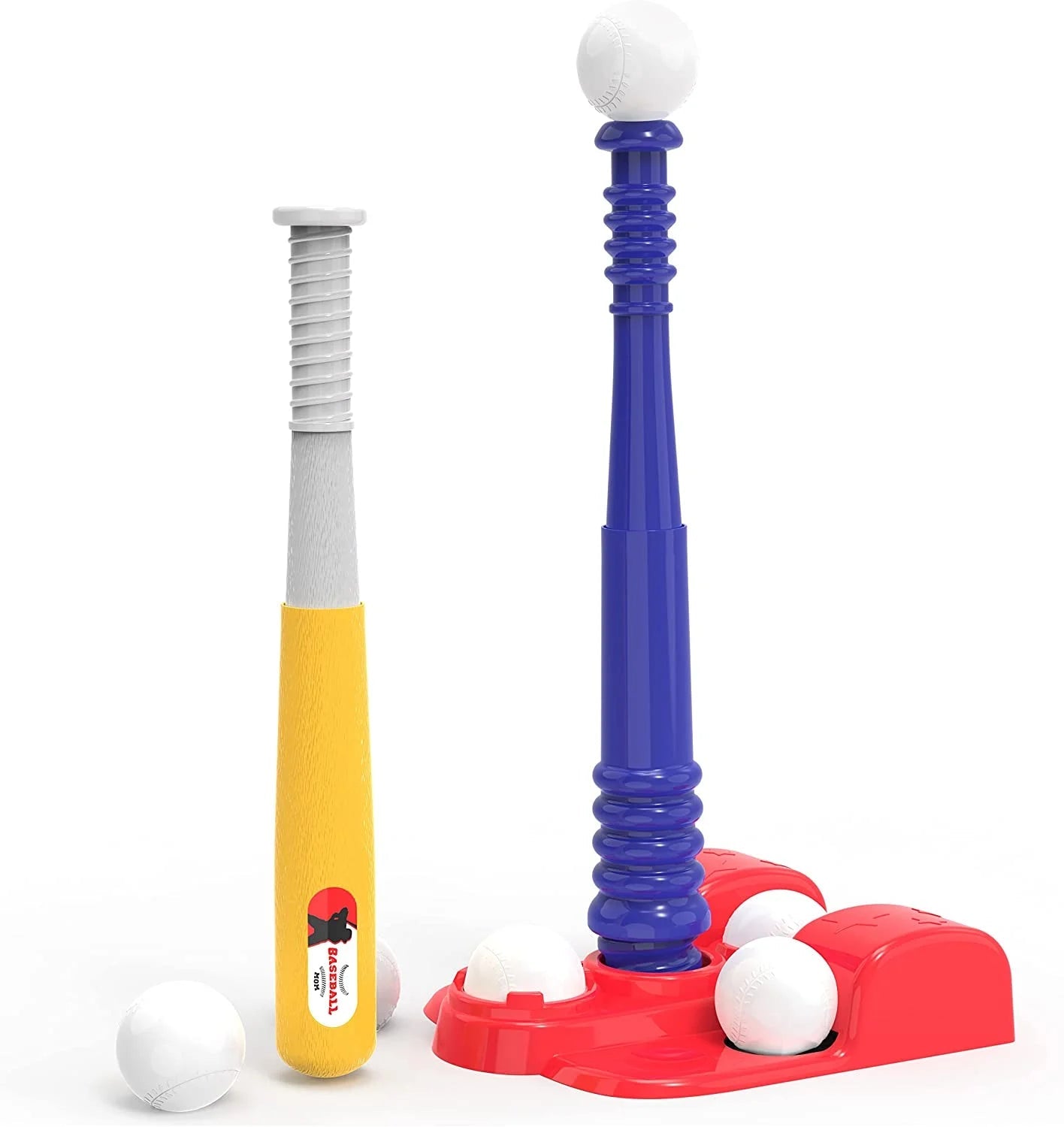 Kids Outdoor Tball Set Baseball Sport Toys for Ages 2 - 8 | Backyard Play Set - Nourishment Tapestry