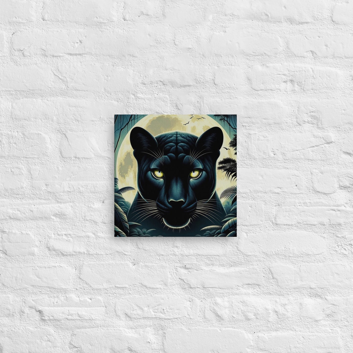 Majestic Panther Canvas Wall Art: Stunning Wildlife Decor for Home & Office - Nourishment Tapestry