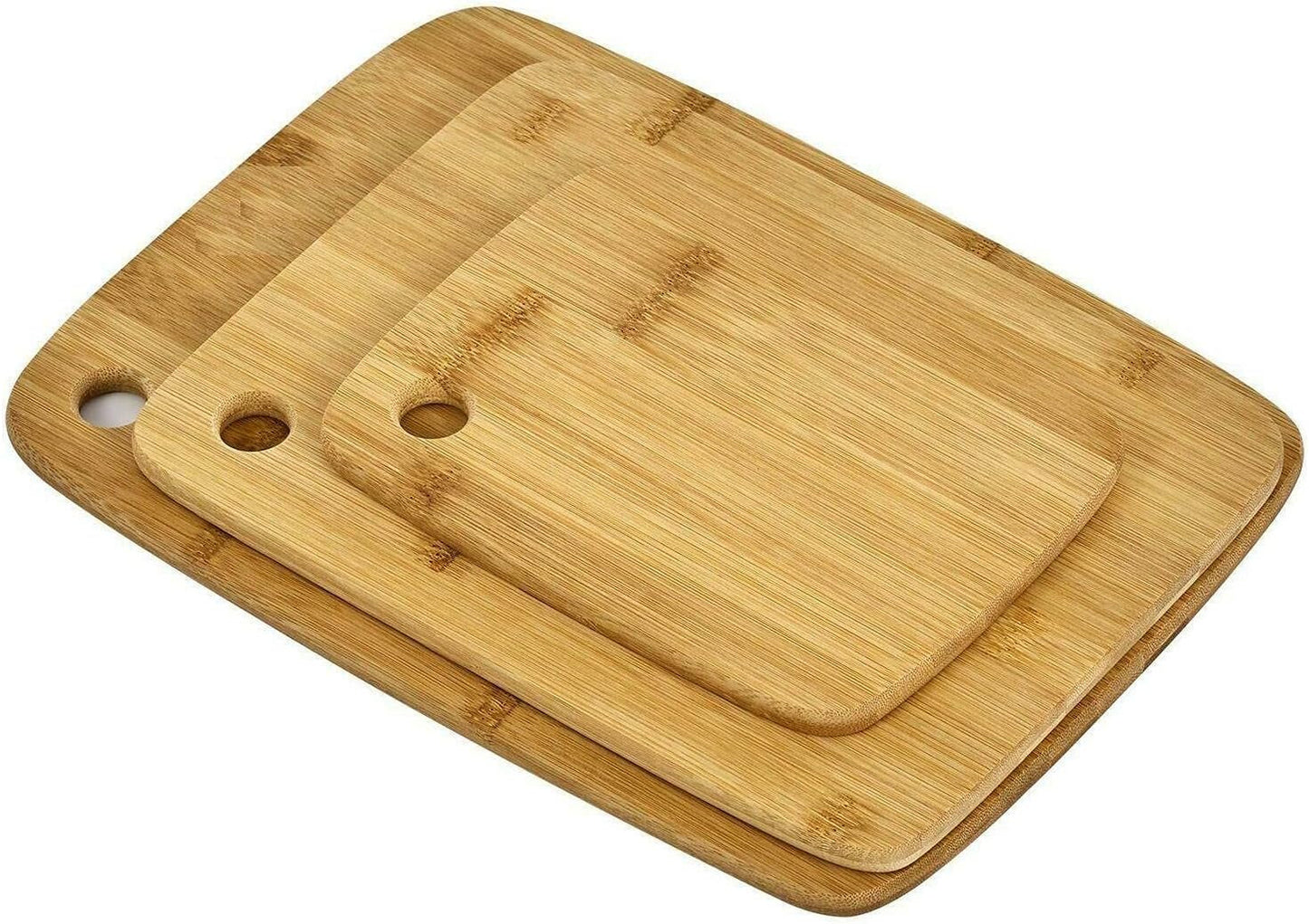 Organic Bamboo Cutting Board Set: Eco - Friendly Kitchen Essential - Nourishment Tapestry