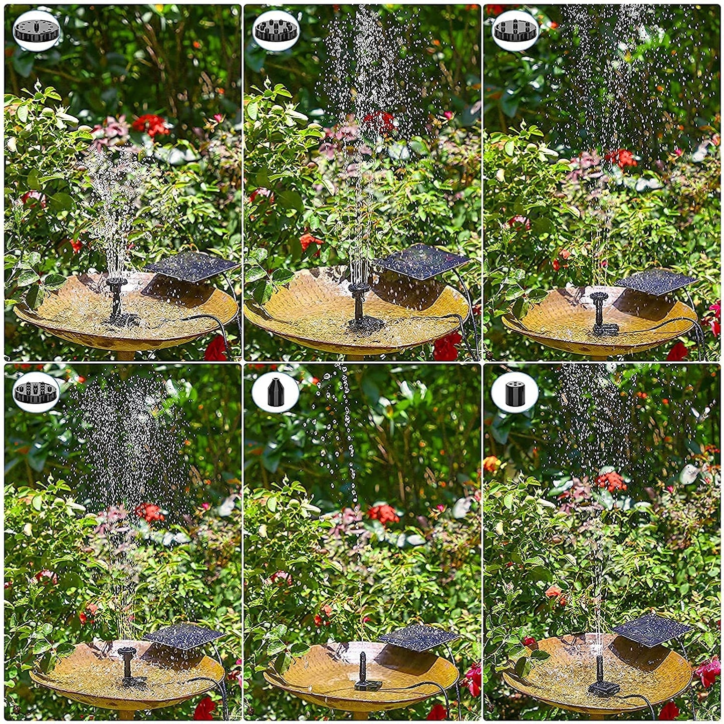 Powerful 6 - in - 1 Solar Fountain Pump Kit for Garden & Pond Oasis - Nourishment Tapestry