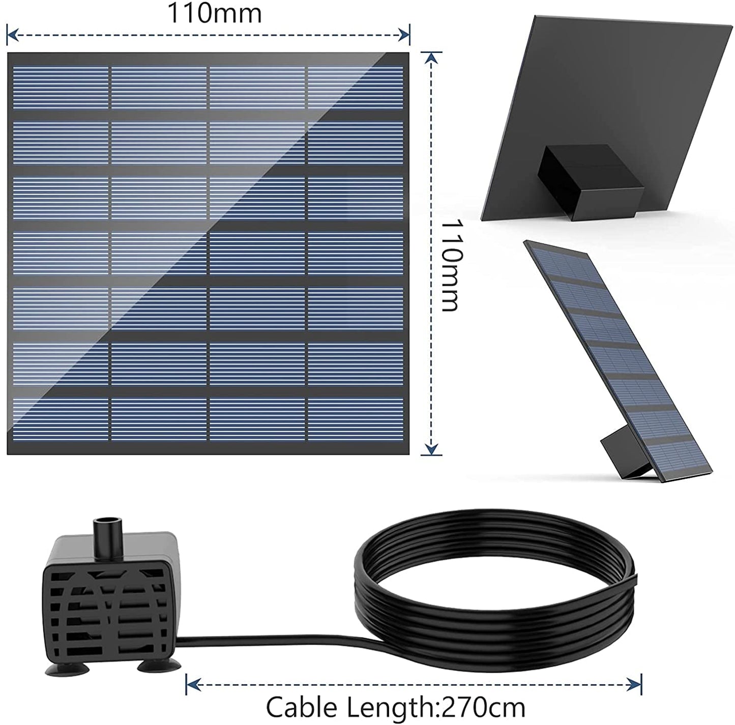 Powerful 6 - in - 1 Solar Fountain Pump Kit for Garden & Pond Oasis - Nourishment Tapestry