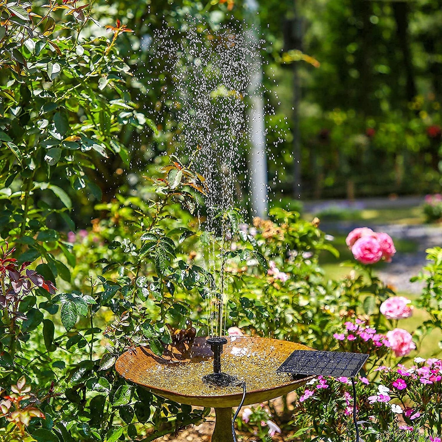 Powerful 6 - in - 1 Solar Fountain Pump Kit for Garden & Pond Oasis - Nourishment Tapestry