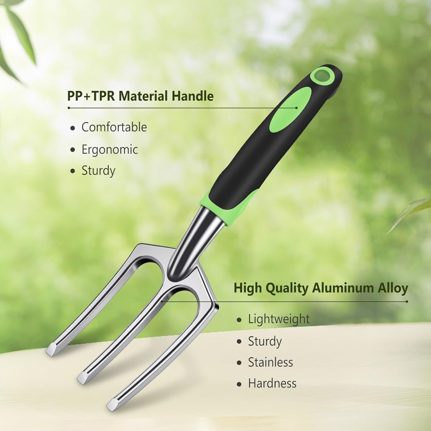 Premium 10 - Piece Garden Tool Set with Ergonomic Comfort and Durable Tote - Ideal Gardening Gift - Nourishment Tapestry