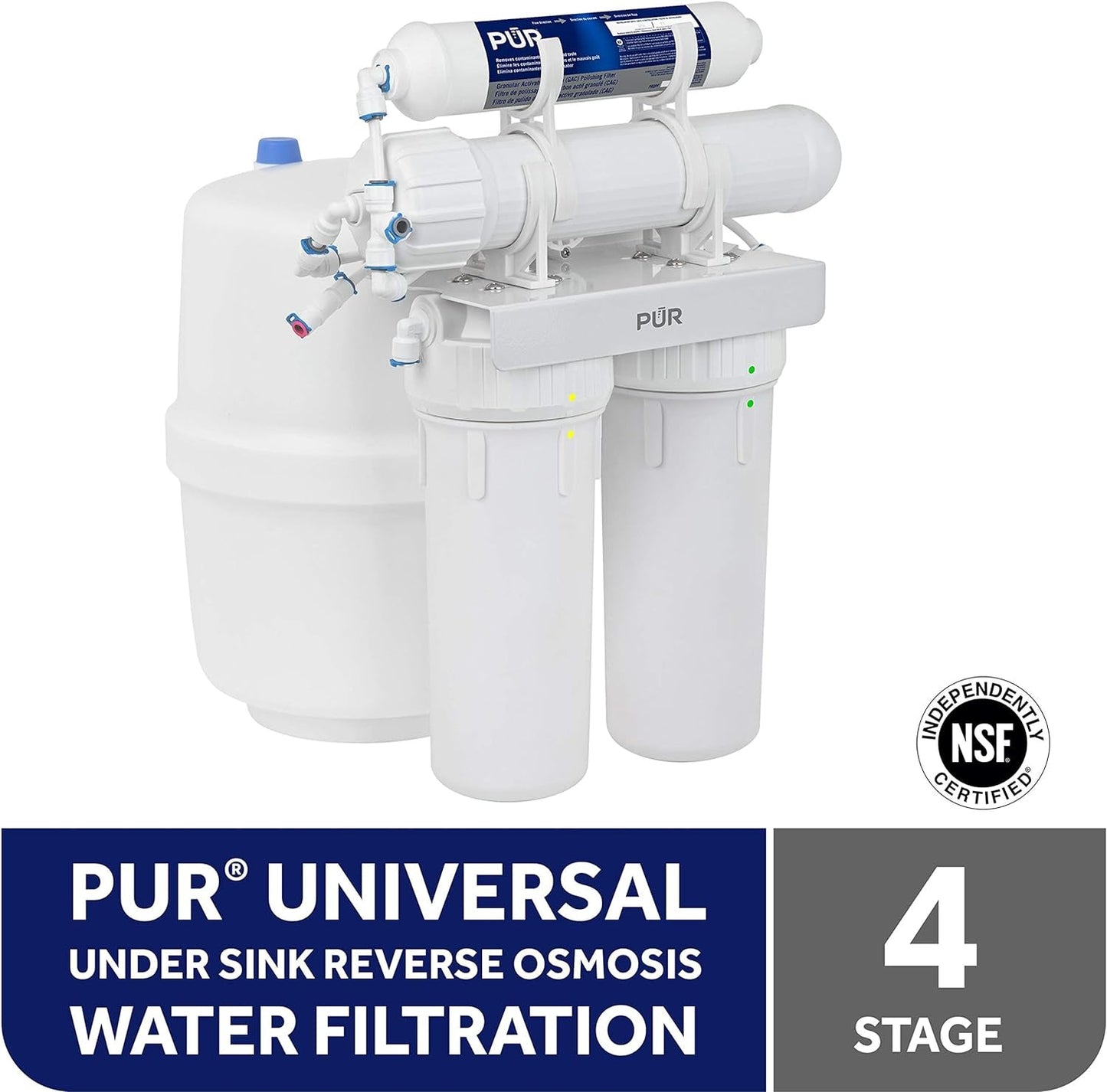Premium 4 - Stage Under Sink Reverse Osmosis Water Filtration System: Clean Water Solution - Nourishment Tapestry