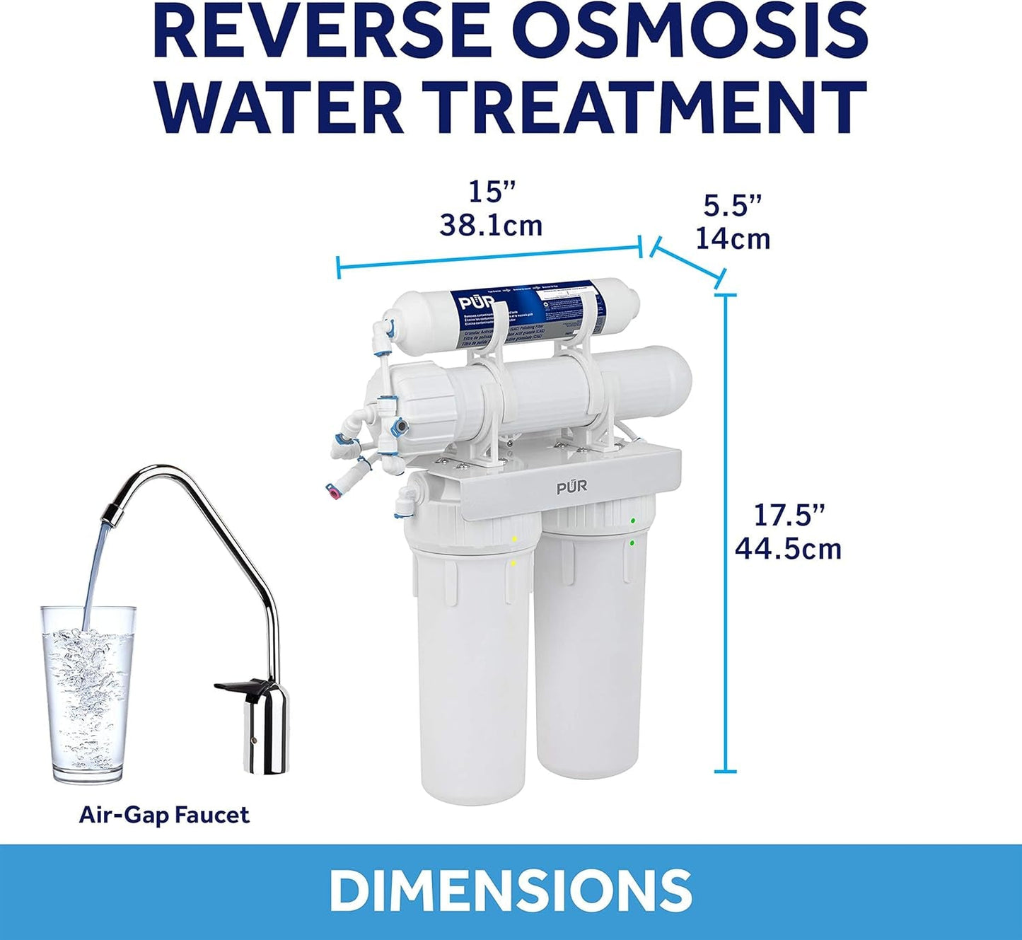 Premium 4 - Stage Under Sink Reverse Osmosis Water Filtration System: Clean Water Solution - Nourishment Tapestry
