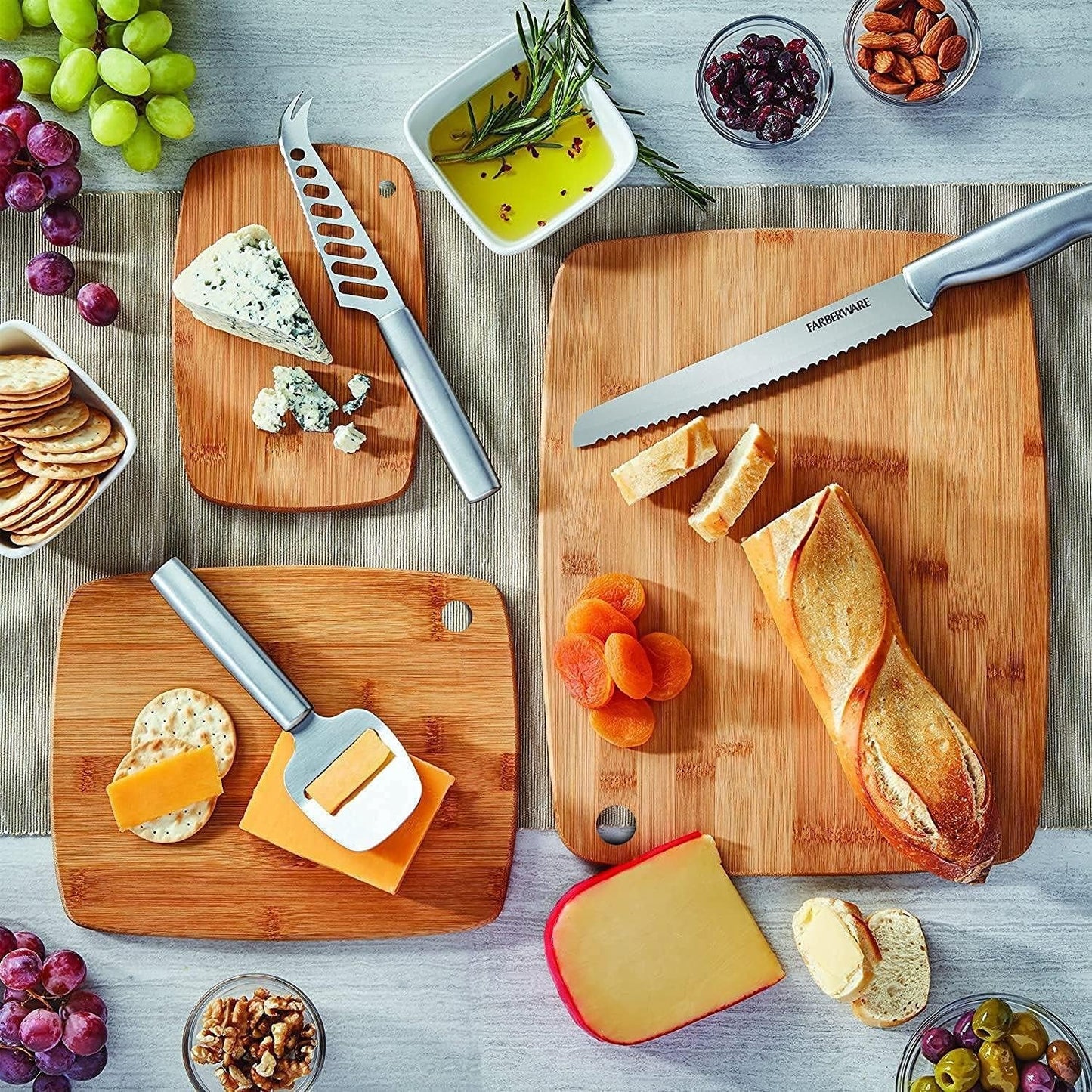 Premium Bamboo Cutting Board Set: Eco - Friendly Kitchen Essentials - Nourishment Tapestry