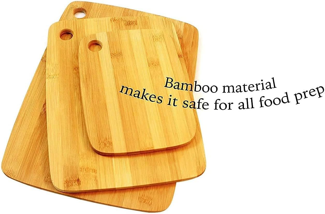 Premium Bamboo Cutting Board Set: Eco - Friendly Kitchen Essentials - Nourishment Tapestry