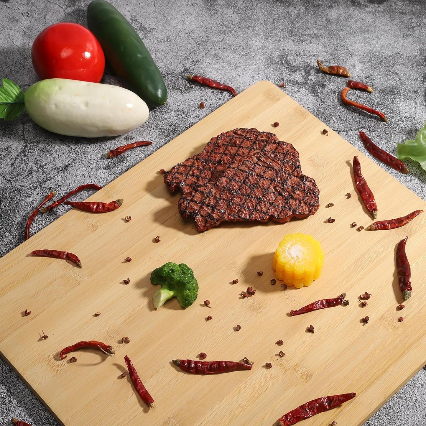 Premium Bamboo Cutting Board: Versatile Kitchen & Charcuterie Butcher Block - Perfect Housewarming Gift - Nourishing Tapestry