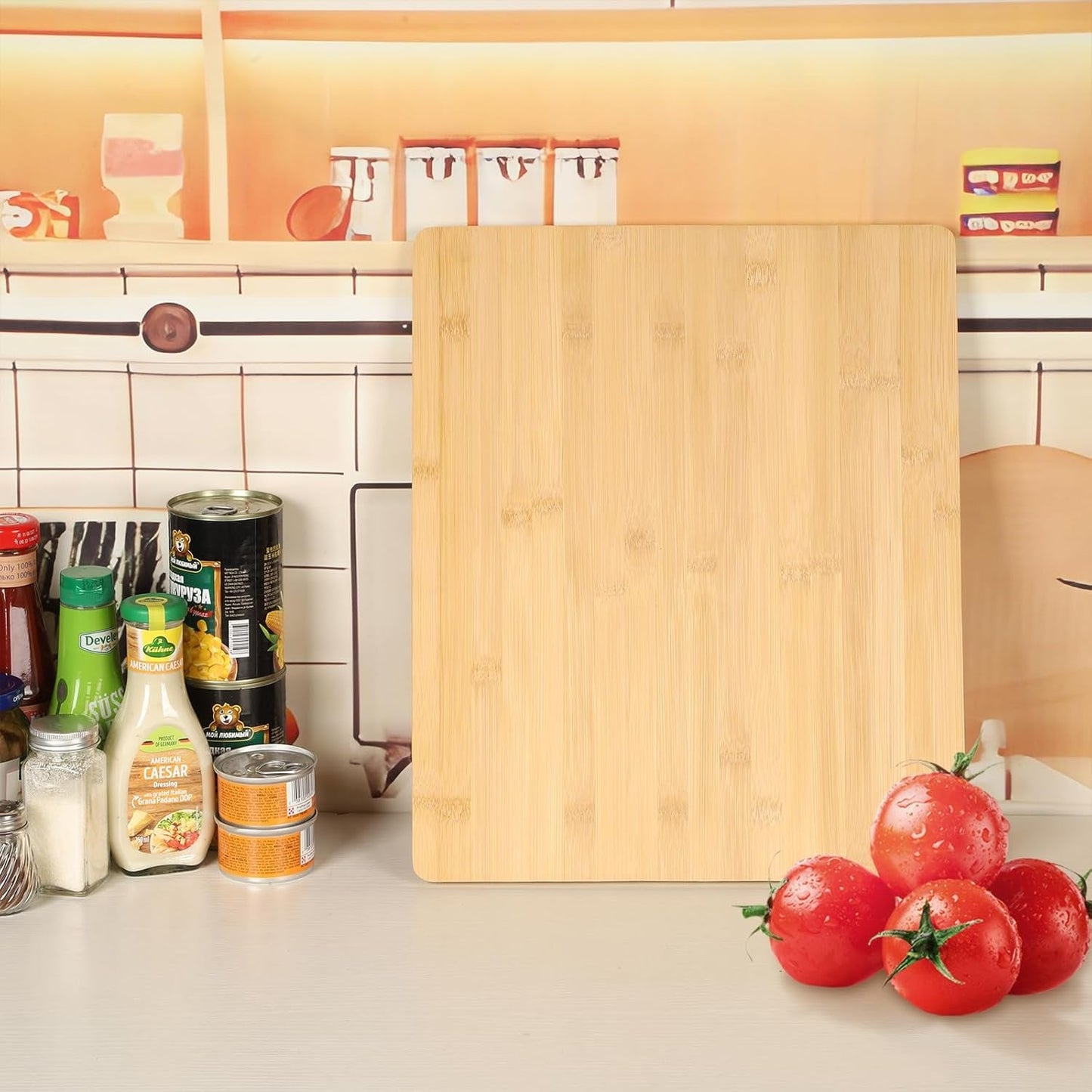 Premium Bamboo Cutting Board: Versatile Kitchen & Charcuterie Butcher Block - Perfect Housewarming Gift - Nourishing Tapestry