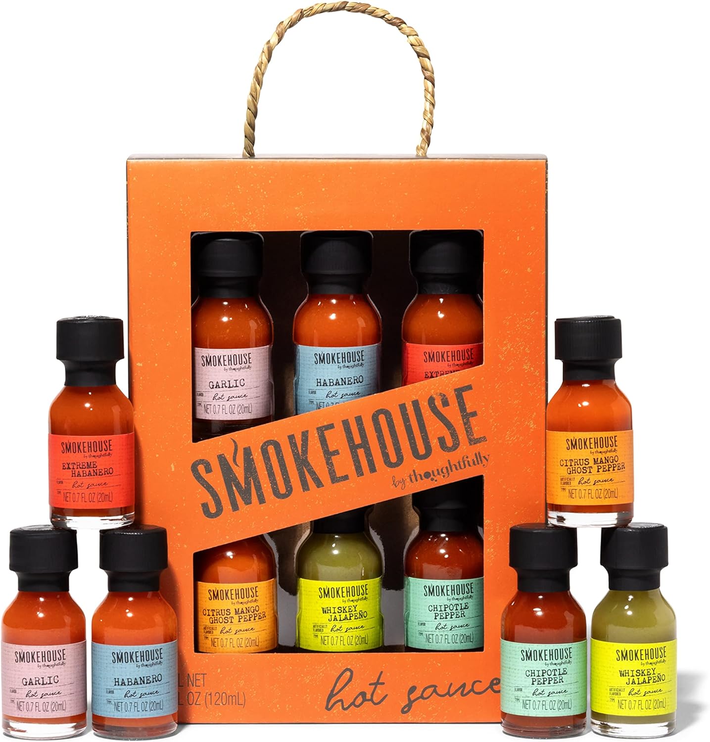 Smokehouse Global Hot Sauce Set: 5 Fiery Flavors for Spice Enthusiasts - Ultimate Culinary Adventure - Nourishment Tapestry