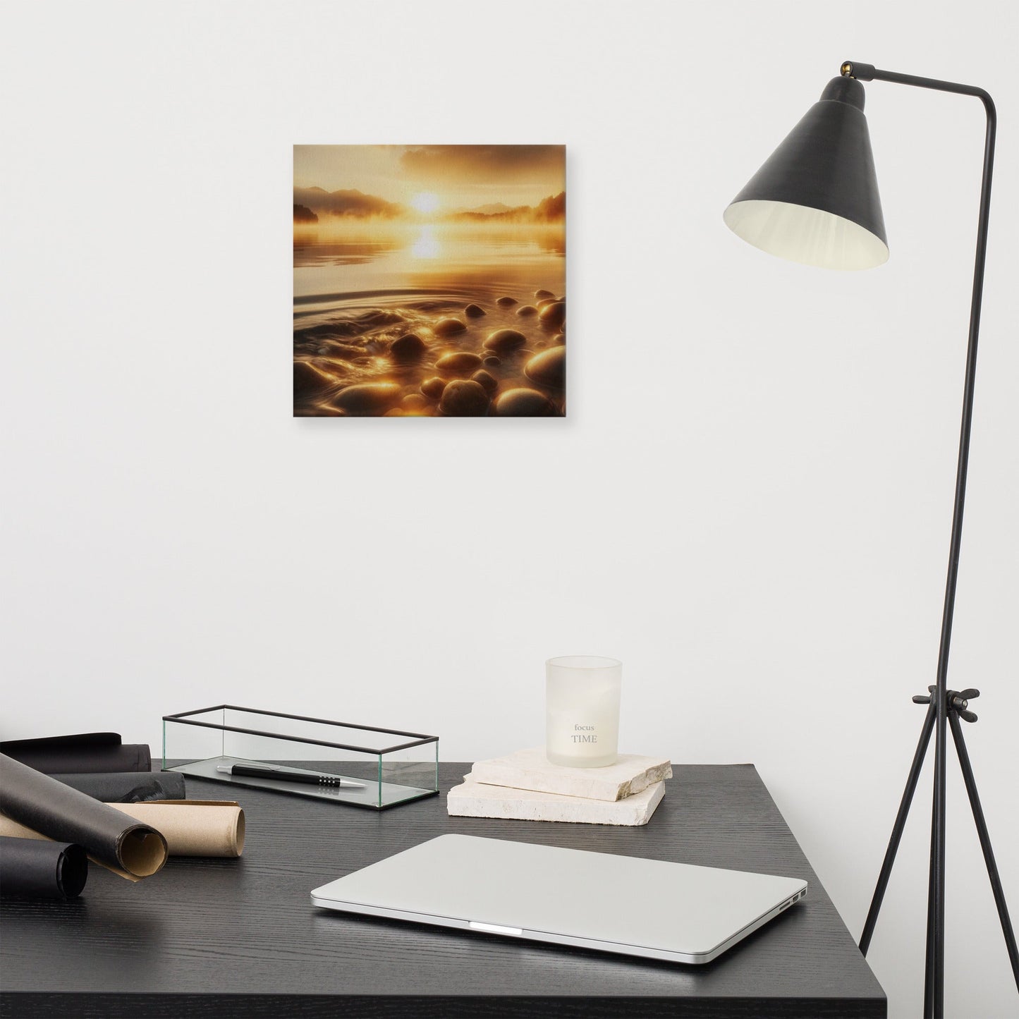 Stunning Sunset Coastal Canvas Wall Art - Instant Home Transformation - Nourishment Tapestry