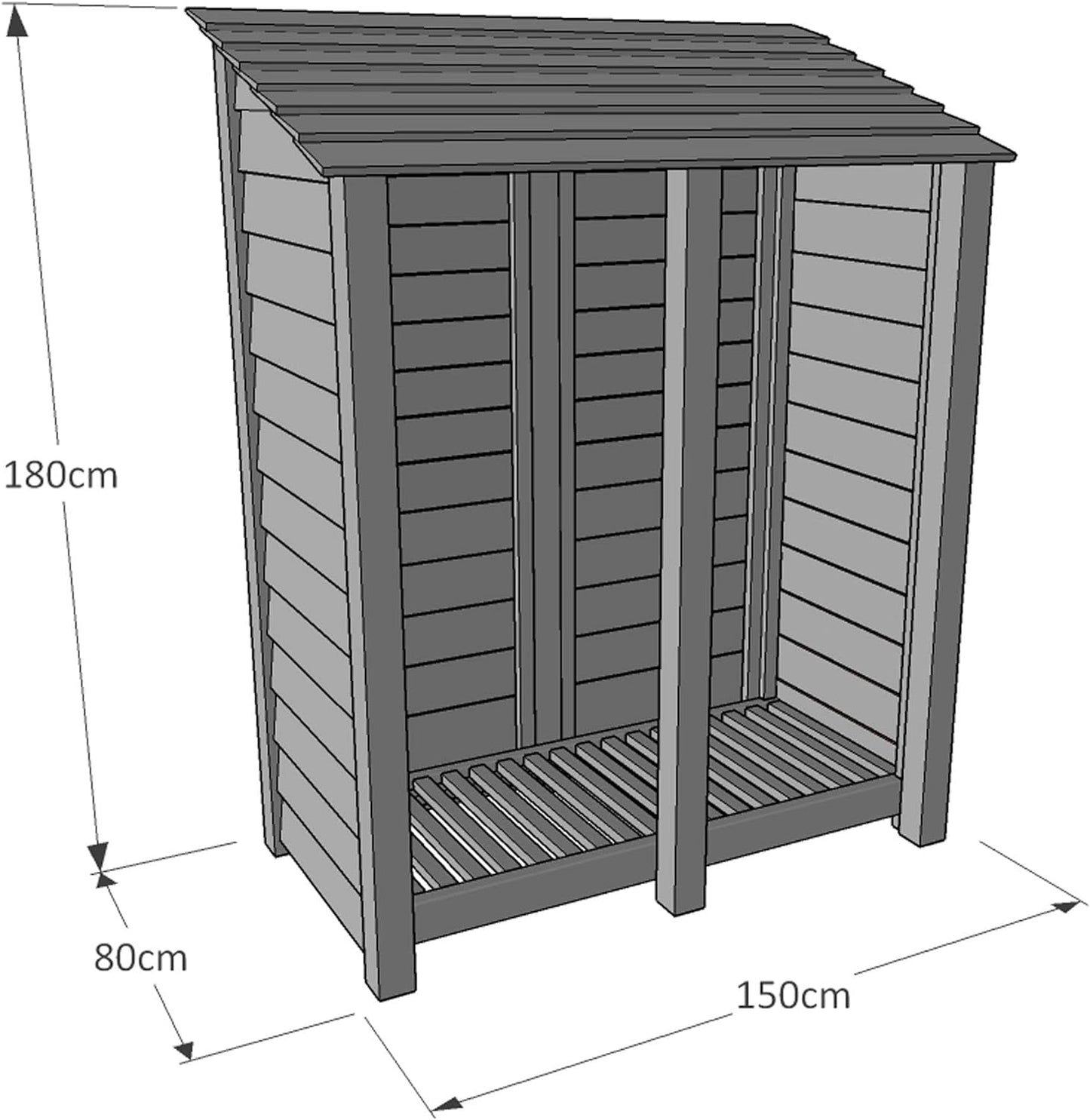 Sturdy 6Ft Wooden Garden Shed: Light Green, Heavy - Duty Tool Storage Solution - Nourishment Tapestry