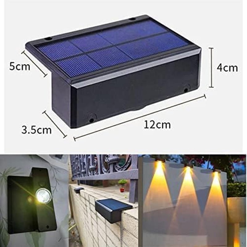 Waterproof Solar Deck Lights 4 - Pack: Illuminate Your Outdoor Space - Nourishment Tapestry
