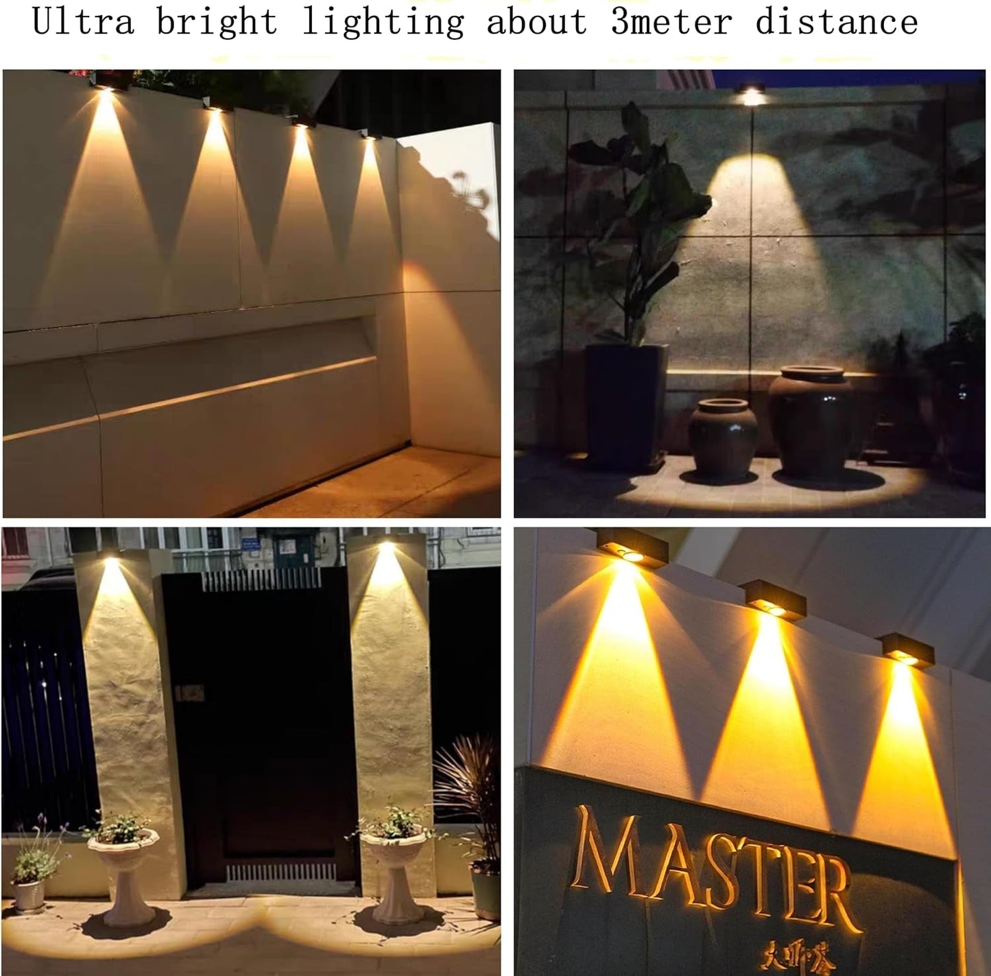 Waterproof Solar Deck Lights 4 - Pack: Illuminate Your Outdoor Space - Nourishment Tapestry