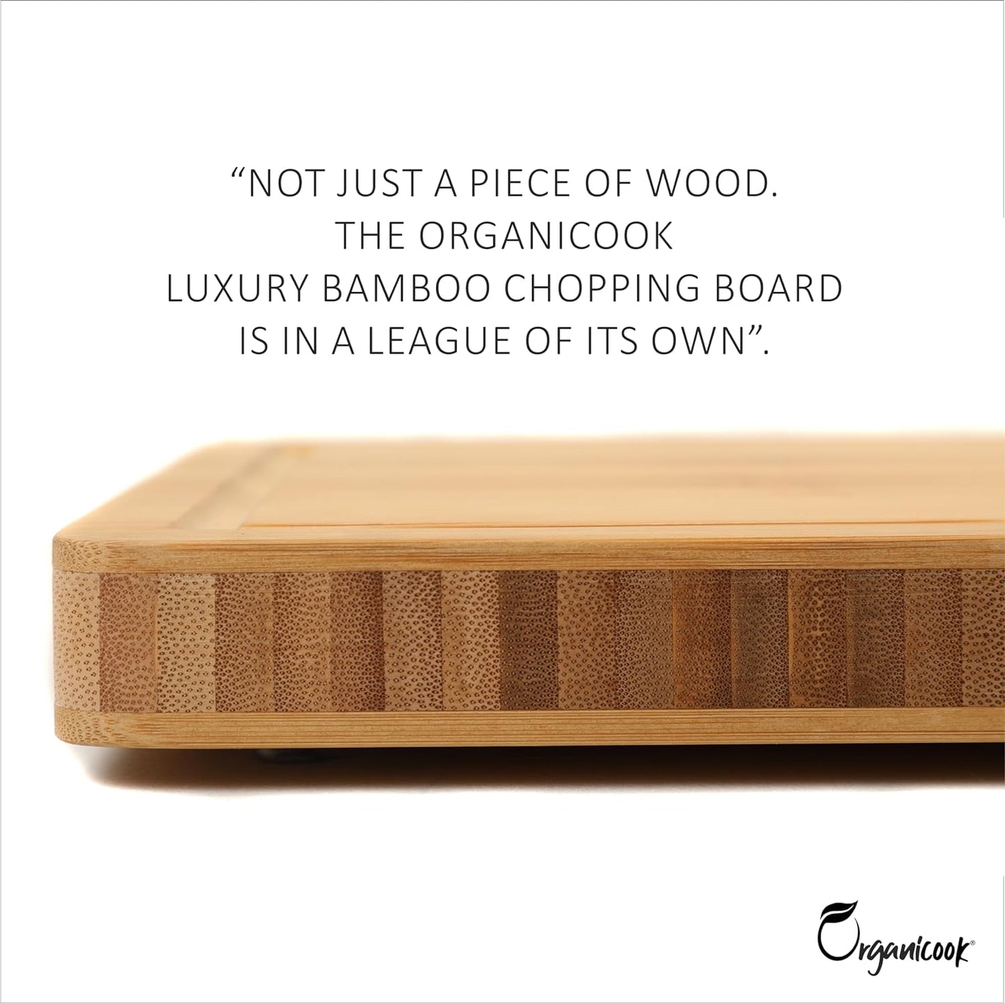 XL Bamboo Cutting Board: Non - Slip 40x30cm Eco - Friendly Kitchen Essential - Nourishment Tapestry