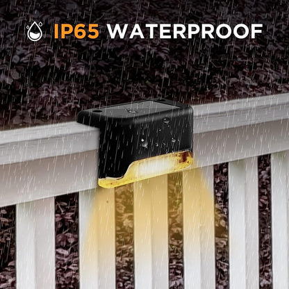 16 - Pack Solar Deck Lights: Waterproof LED Warm Glow for Stairs, Fences & Pathways - Outdoor Lighting Solution - Nourishment Tapestry