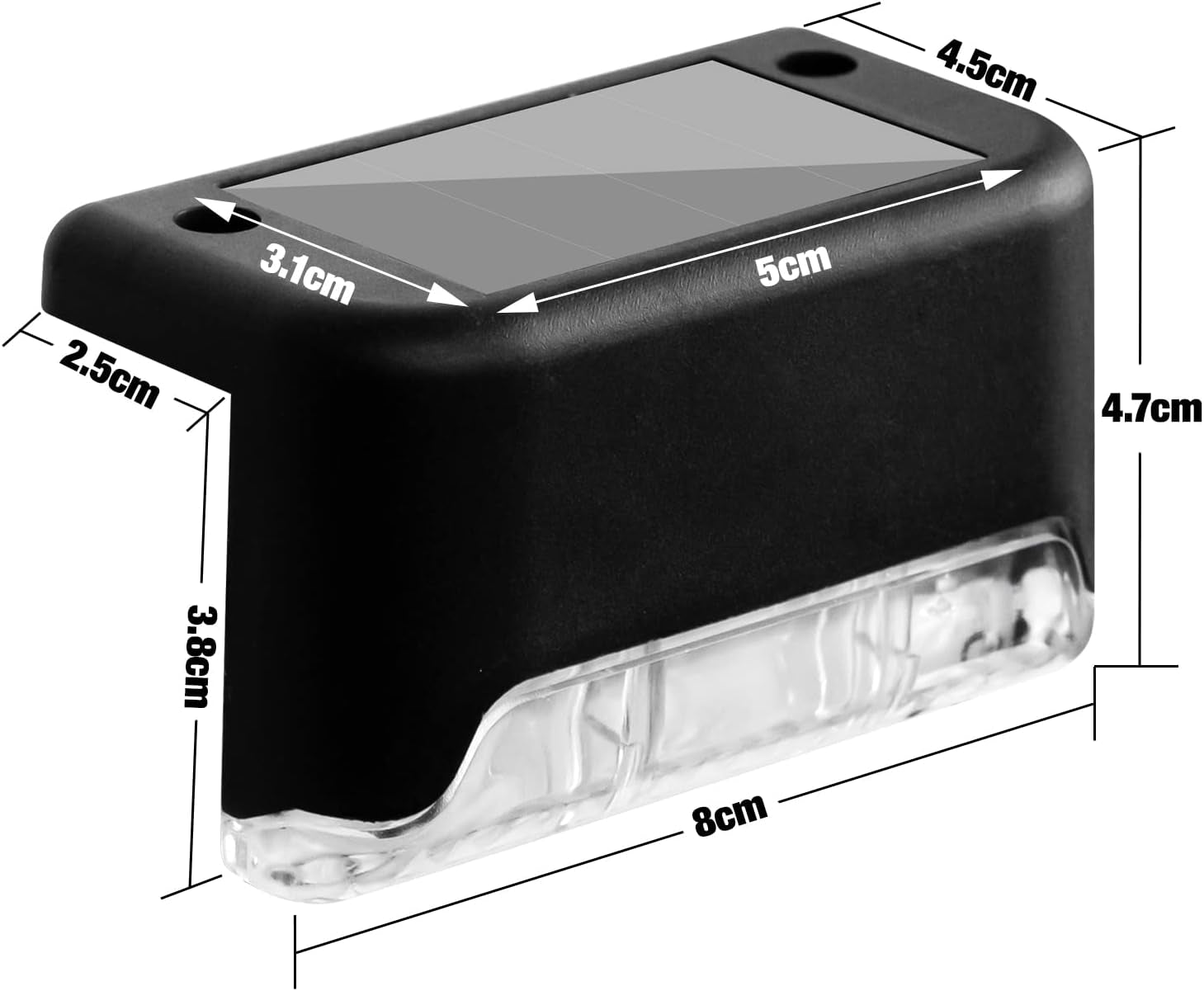 16 - Pack Solar Deck Lights: Waterproof LED Warm Glow for Stairs, Fences & Pathways - Outdoor Lighting Solution - Nourishment Tapestry