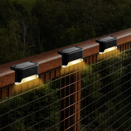 16 - Pack Solar Deck Lights: Waterproof LED Warm Glow for Stairs, Fences & Pathways - Outdoor Lighting Solution - Nourishment Tapestry