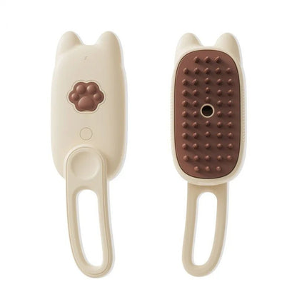3 - in - 1 Electric Pet Grooming Brush: Steam Clean, Massage & Remove Hair for Dogs & Cats - Nourishment Tapestry