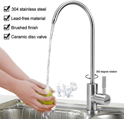 5 - Stage Reverse Osmosis Water Filtration System 100GPD + 4 Free Filters - Nourishment Tapestry