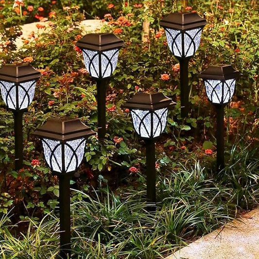 6 - Pack Solar LED Path Lights: Illuminate Your Garden with Eco - Friendly Lights - Nourishment Tapestry
