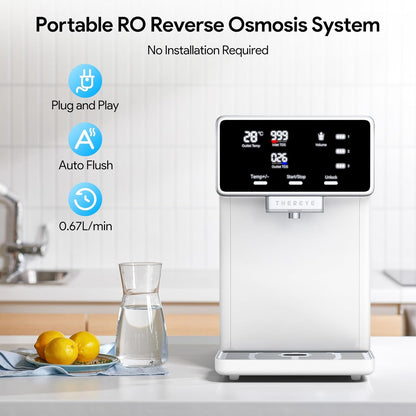 7 - Stage Countertop RO Water Filter: Instant Heating, Portable Filtration for Home & RV - Nourishment Tapestry
