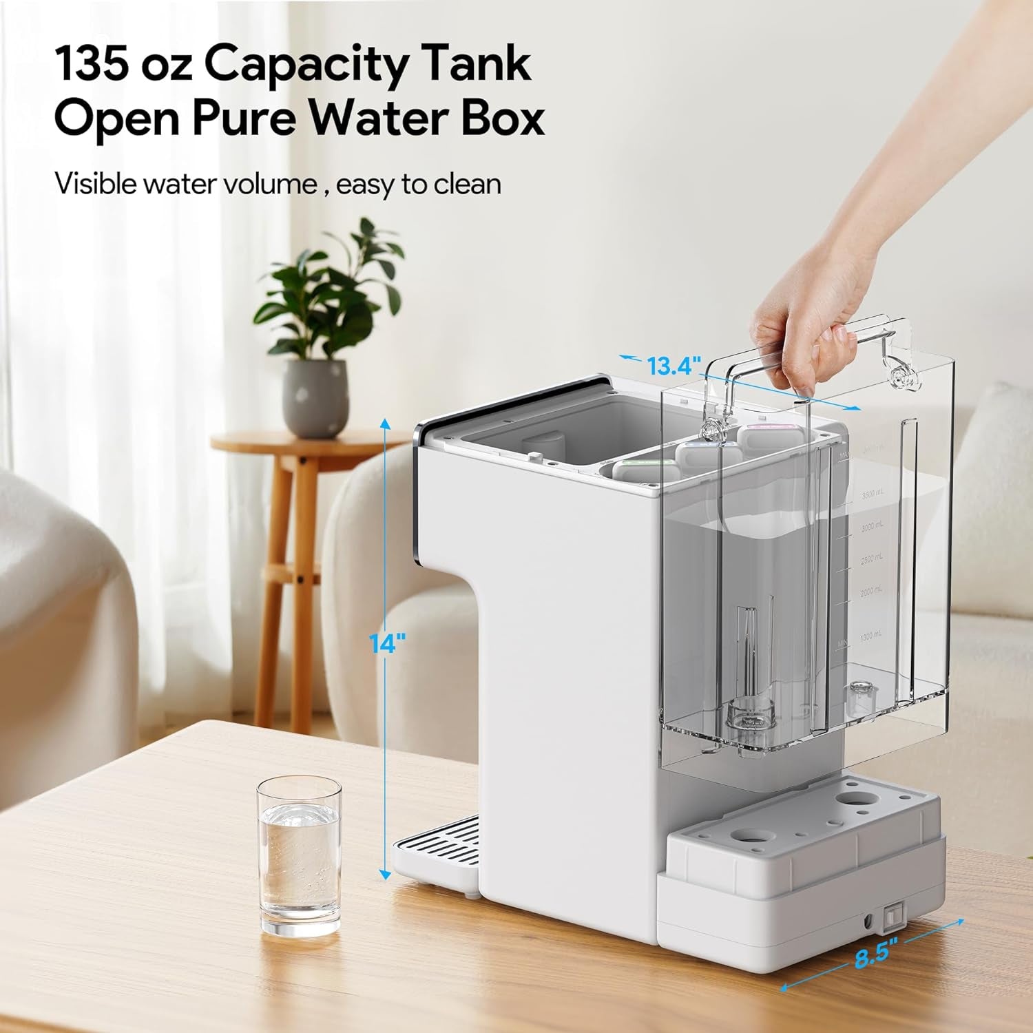 7 - Stage Countertop RO Water Filter: Instant Heating, Portable Filtration for Home & RV - Nourishment Tapestry