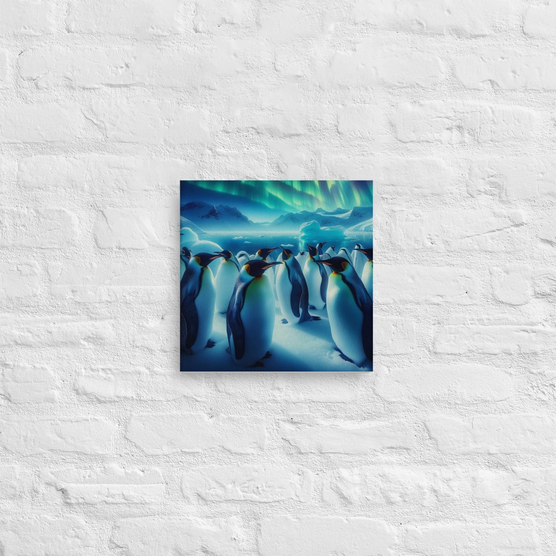 Adorable Penguin Canvas Art: Perfect Decor for Kids & Animal Lovers - Nourishment Tapestry