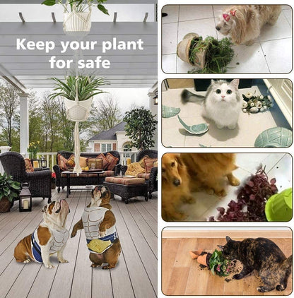 Boho Macrame Plant Hangers 5 - Pack: Stylish Indoor Outdoor Decor - Nourishment Tapestry