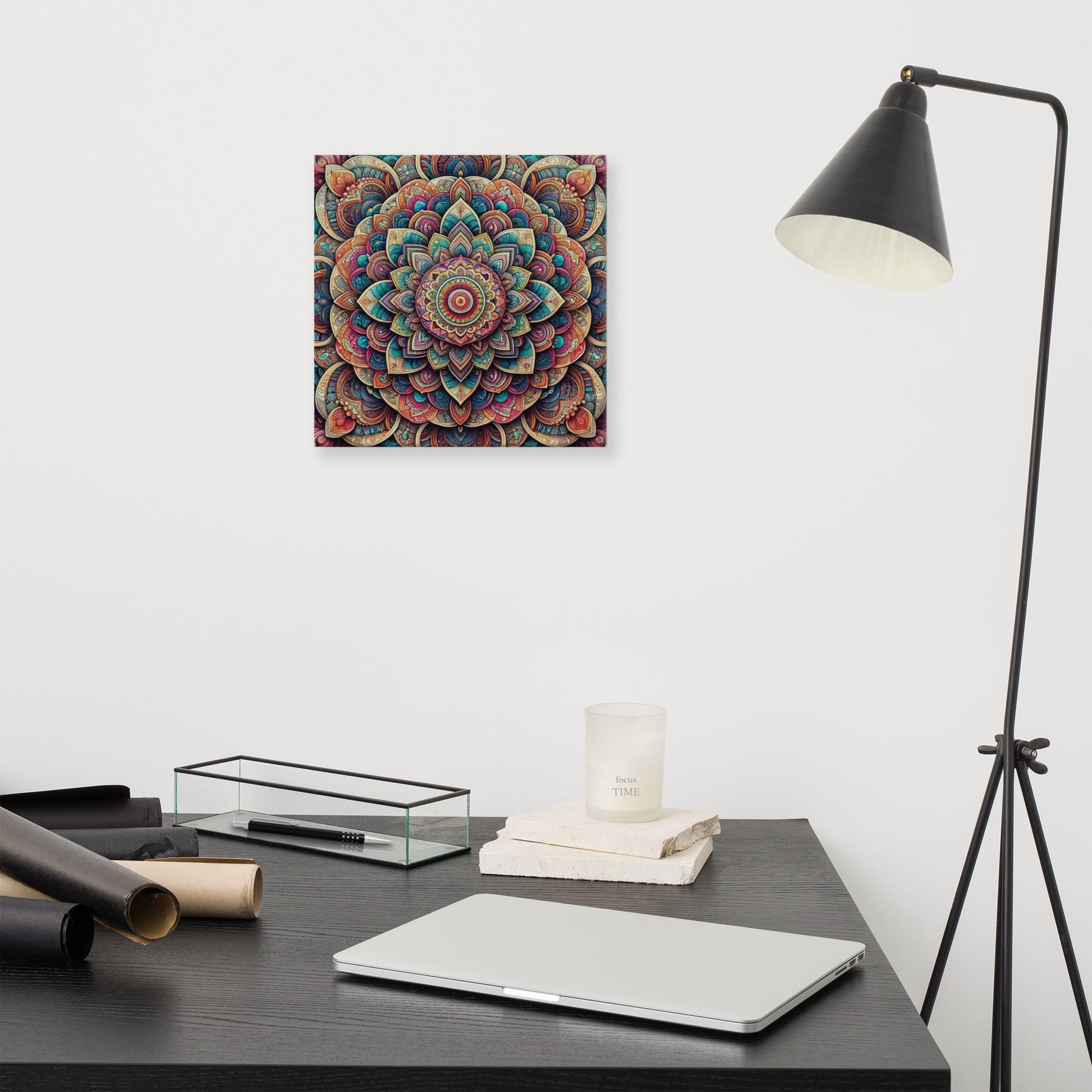 Boho Mandala Canvas Wall Art: Shop Now for Stunning Intricate Designs - Nourishment Tapestry