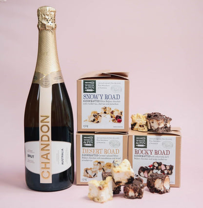 Chandon Sparkling & Chocolate Gift Hamper: Ideal for Women, Social Events, Housewarming & More - Nourishment Tapestry
