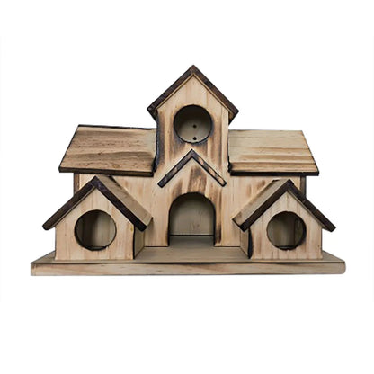 Colorful 6 - Hole Hanging Birdhouse: Attract Birds & Beautify Your Backyard - Buy Now! - Nourishment Tapestry