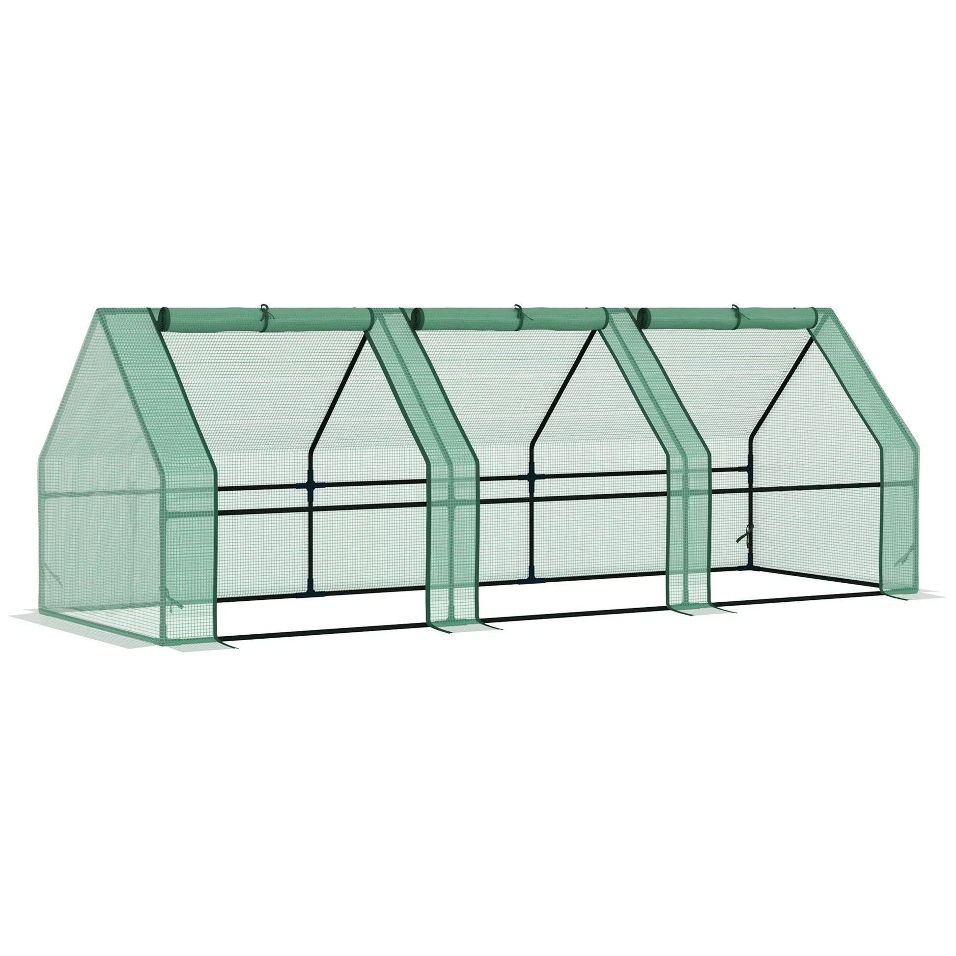 Compact 9 Greenhouse: Portable Outdoor Garden with UV - Resistant Cover and Easy - Access Doors for Sale - Nourishment Tapestry