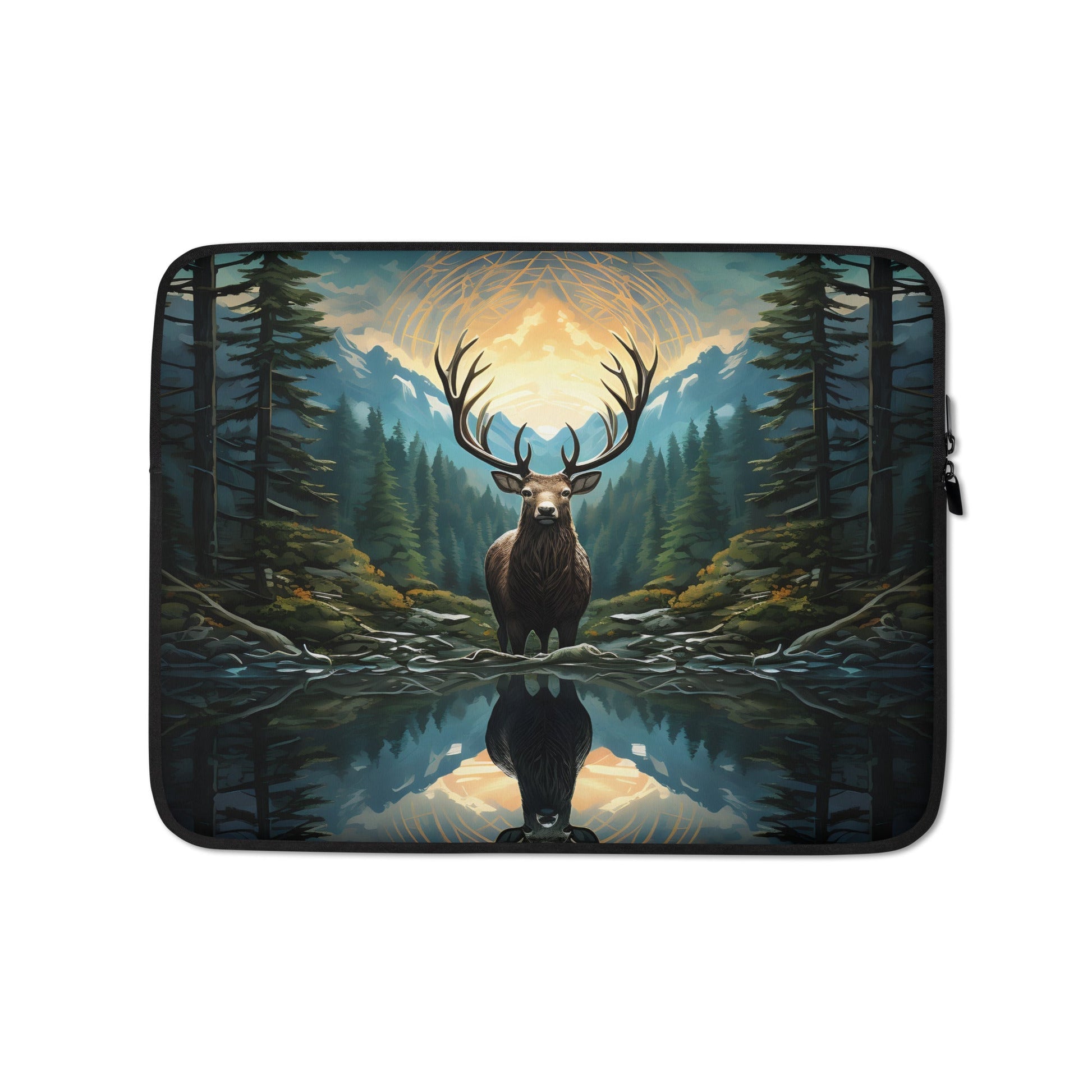 Deer Laptop Sleeve 3: Premium 13 - 15" MacBook & PC Protection - Sleek, Stylish & Durable Laptop Sleeve - Nourishment Tapestry