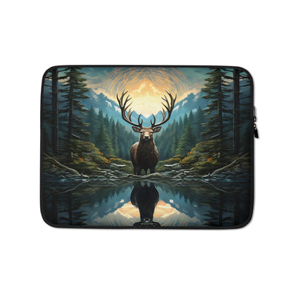 Deer Laptop Sleeve 3: Premium 13 - 15" MacBook & PC Protection - Sleek, Stylish & Durable Laptop Sleeve - Nourishment Tapestry
