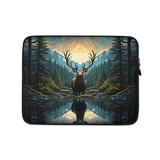 Deer Laptop Sleeve 3: Premium 13 - 15" MacBook & PC Protection - Sleek, Stylish & Durable Laptop Sleeve - Nourishment Tapestry