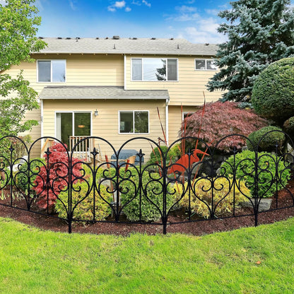 Elegant 3M Rustproof Garden Fence: Beautify Your Yard, Patio & Flower Beds - Nourishment Tapestry